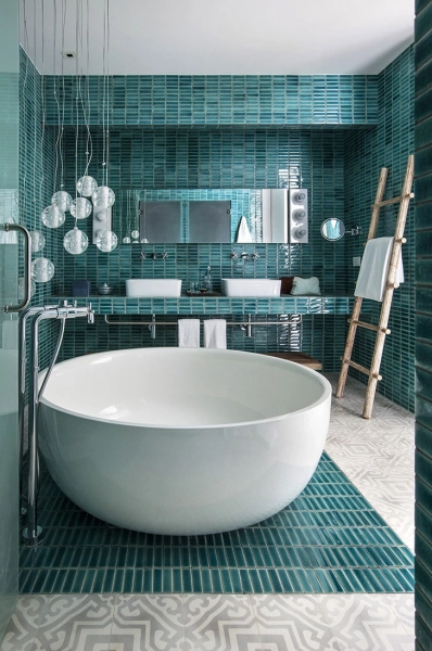 Бирюзовый цвет в интерьере | Elle Decoration на Elle.ru
