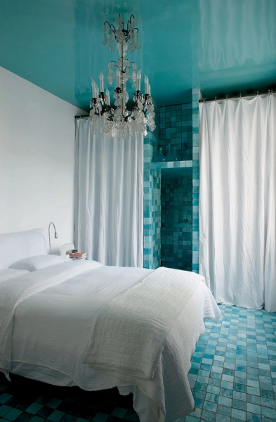 Бирюзовый цвет в интерьере | Elle Decoration на Elle.ru