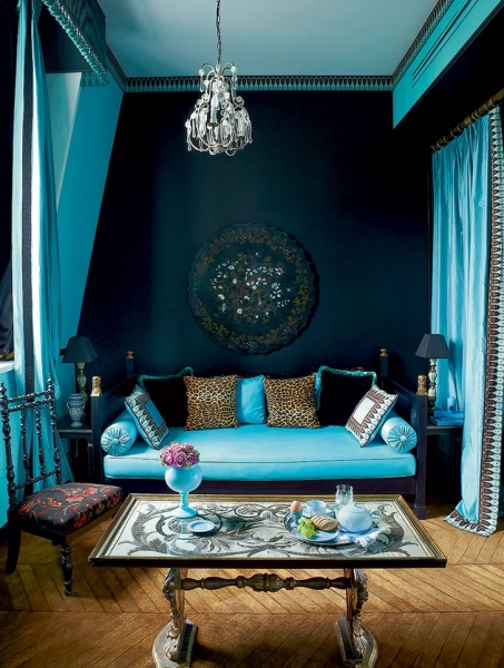 Бирюзовый цвет в интерьере | Elle Decoration на Elle.ru