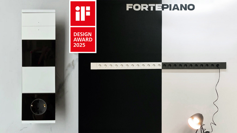 Инновационная серия розеток и выключателей FORTE&PIANO, разработанная ARCHITIME design, стала обладателем Red Dot 2026